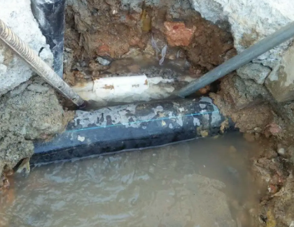 合阳测漏水之水管漏水